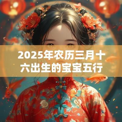 2025年农历三月十六出生的宝宝五行八字命运富有诗意的名字