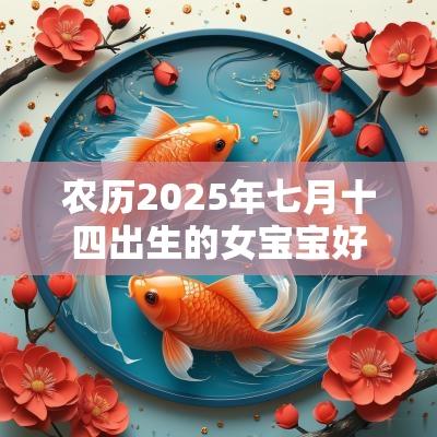 农历2025年七月十四出生的女宝宝好吗五行缺木水免费取好名字