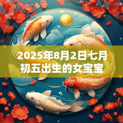 2025年8月2日七月初五出生的女宝宝八字怎么排五行缺金取名