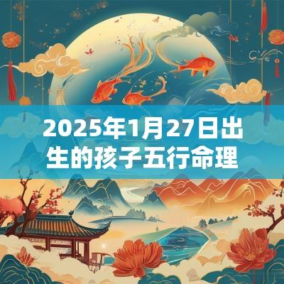 2025年1月27日出生的孩子五行命理解析属金的起名宜用字