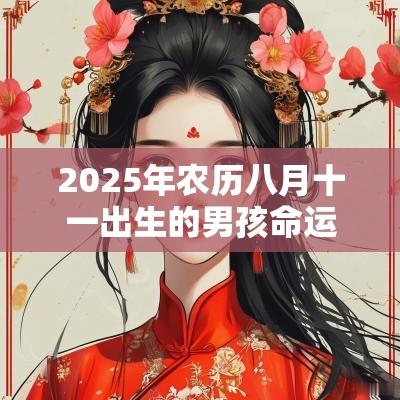 2025年农历八月十一出生的男孩命运今日五行缺木水周易取名