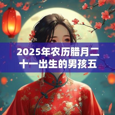 2025年农历腊月二十一出生的男孩五行命理解析补木取名旺运