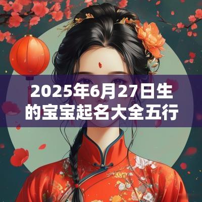 2025年6月27日生的宝宝起名大全五行缺金土高分名字参考