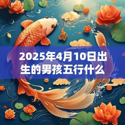 2025年4月10日出生的男孩五行什么命五行缺木火周易取名