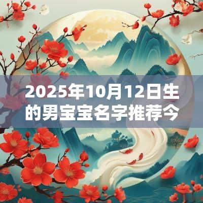 2025年10月12日生的男宝宝名字推荐今日出生宝宝宜用字