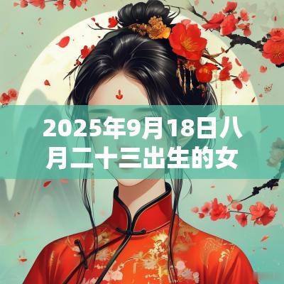 2025年9月18日八月二十三出生的女宝宝五行缺火古风的名字