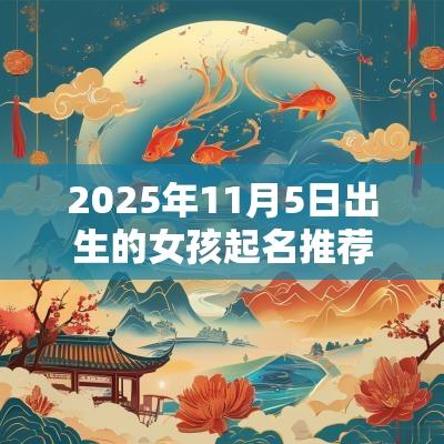 2025年11月5日出生的女孩起名推荐独特的蛇年女宝宝名字