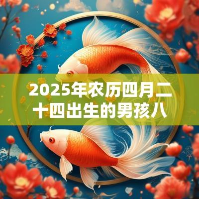 2025年农历四月二十四出生的男孩八字好吗今日五行缺木取名