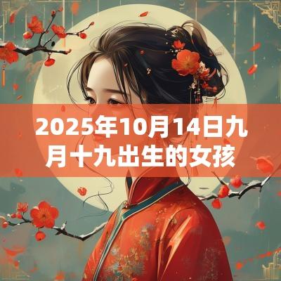 2025年10月14日九月十九出生的女孩名字五行缺火怎么取名