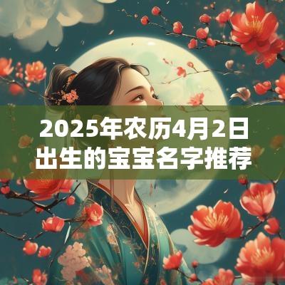 2025年农历4月2日出生的宝宝名字推荐取自诗词的女孩名字