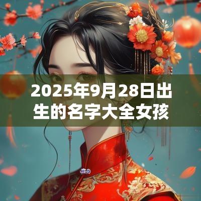 2025年9月28日出生的名字大全女孩儿大方的蛇年女孩名字