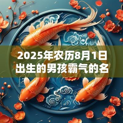 2025年农历8月1日出生的男孩霸气的名字响亮好听的男孩名