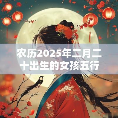 农历2025年二月二十出生的女孩五行缺什么八字取名吉利用字