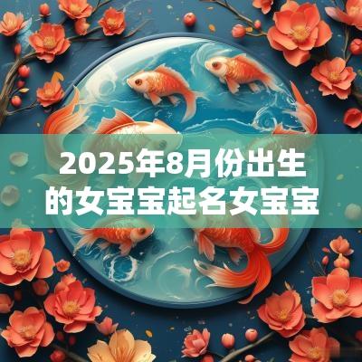 2025年8月份出生的女宝宝起名女宝宝新颖的名字大全精选
