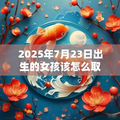 2025年7月23日出生的女孩该怎么取名小清新的宝宝名字
