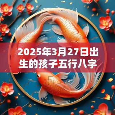 2025年3月27日出生的孩子五行八字解读属土的起名宜用字