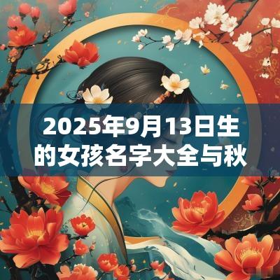2025年9月13日生的女孩名字大全与秋季有关的特色名字
