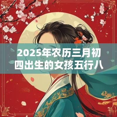 2025年农历三月初四出生的女孩五行八字解读属火的起名宜用字