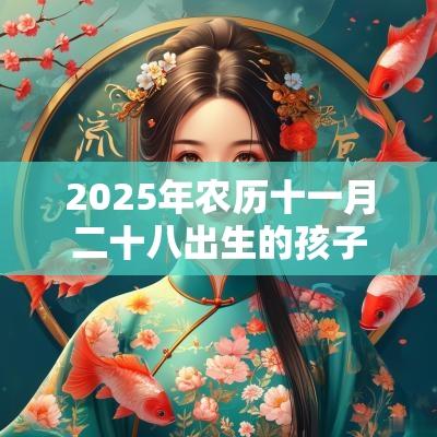 2025年农历十一月二十八出生的孩子五行八字命运寓意好的名字
