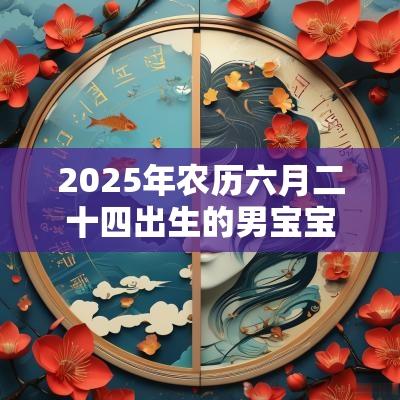 2025年农历六月二十四出生的男宝宝五行缺金好听有内涵的名字