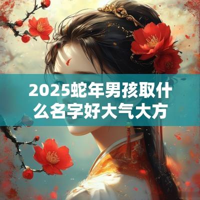 2025蛇年男孩取什么名字好大气大方的男生名字精选推荐