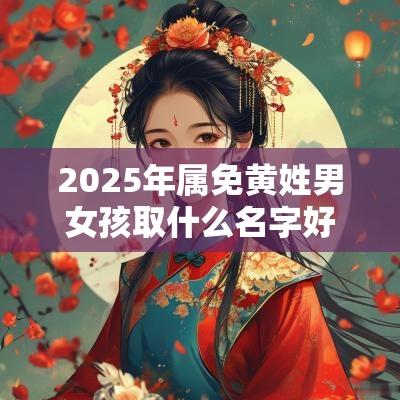 2025年属免黄姓男女孩取什么名字好温馨唯美的好听宝宝名字