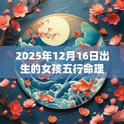 2025年12月16日出生的女孩五行命理解析缺木火取名推荐