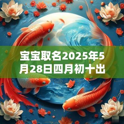 宝宝取名2025年5月28日四月初十出生男孩五行旺缺详解