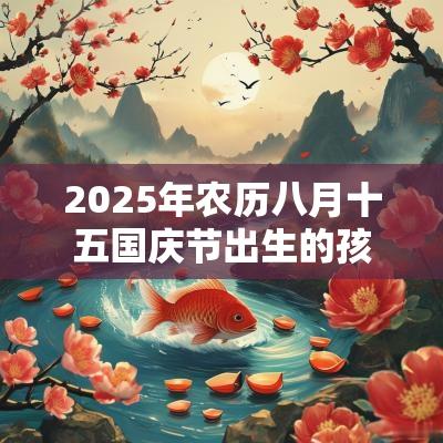 2025年农历八月十五国庆节出生的孩子好吗几点出生的孩子最好