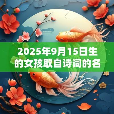 2025年9月15日生的女孩取自诗词的名字端庄文雅的名字鉴赏