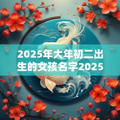 2025年大年初二出生的女孩名字2025正月出生女孩起名