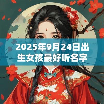 2025年9月24日出生女孩最好听名字满分好寓意的女生起名
