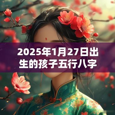 2025年1月27日出生的孩子五行八字解读属金的起名宜用字