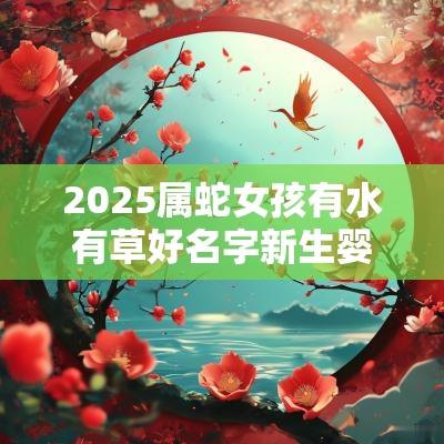 2025属蛇女孩有水有草好名字新生婴儿取名字2025免费