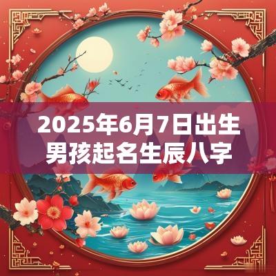 2025年6月7日出生男孩起名生辰八字绝佳的男蛇宝宝名字