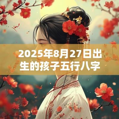 2025年8月27日出生的孩子五行八字解读五行缺火起名宜用字