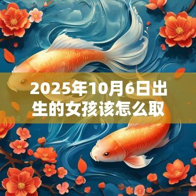2025年10月6日出生的女孩该怎么取名可爱的蛇年女孩名字