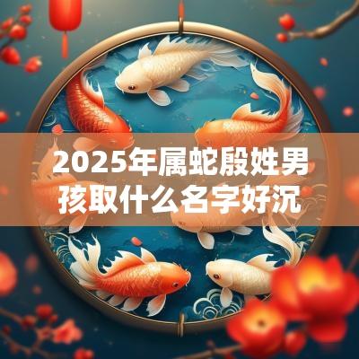 2025年属蛇殷姓男孩取什么名字好沉稳大气的兔男宝宝起名