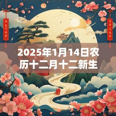 2025年1月14日农历十二月十二新生男宝宝五行旺缺八字起名