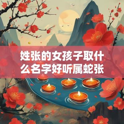 姓张的女孩子取什么名字好听属蛇张姓女宝宝起名大气好听的名字