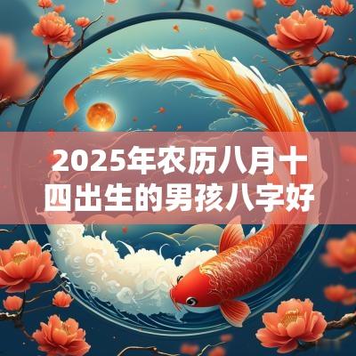 2025年农历八月十四出生的男孩八字好吗今日五行缺木水取名