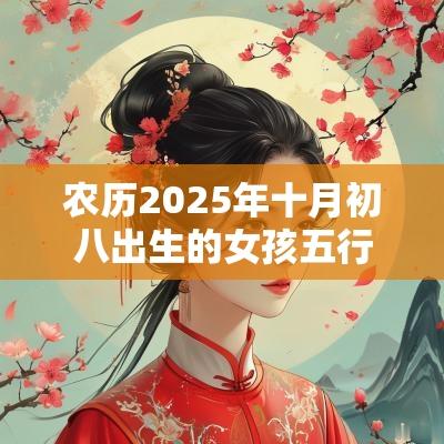 农历2025年十月初八出生的女孩五行缺什么八字取名吉利用字