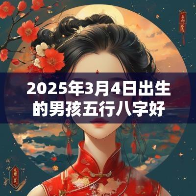 2025年3月4日出生的男孩五行八字好不好五行缺火高分取名
