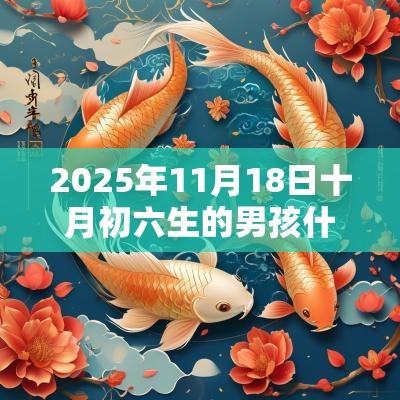 2025年11月18日十月初六生的男孩什么命响亮好听的名字