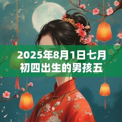 2025年8月1日七月初四出生的男孩五行八字解读缺金的名字