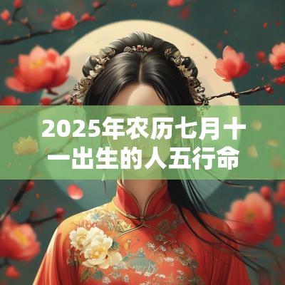 2025年农历七月十一出生的人五行命理解析五行不缺取名推荐