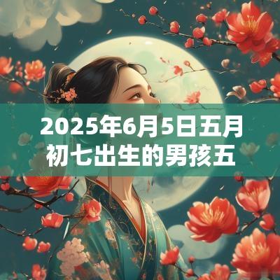 2025年6月5日五月初七出生的男孩五行缺什么补金的名字推荐
