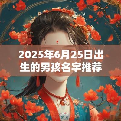 2025年6月25日出生的男孩名字推荐活泼开朗名字推荐