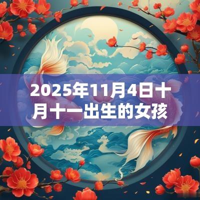 2025年11月4日十月十一出生的女孩名字五行缺火怎么取名