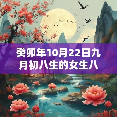 癸卯年10月22日九月初八生的女生八字取名寓意有福气的名字